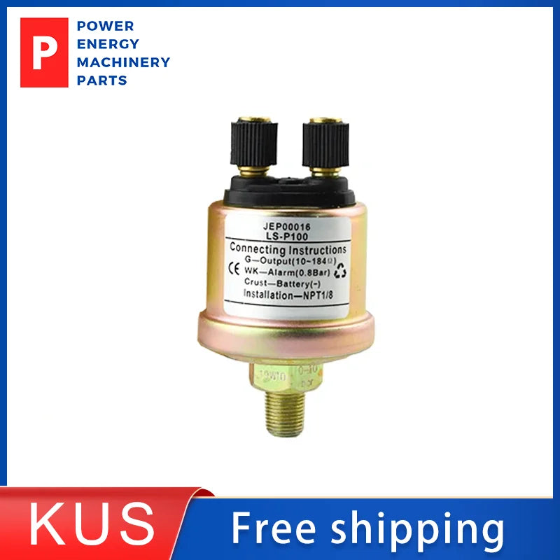 JEP00016 LS-P Oil Pressure Sensor Generator parts Thread 1/8NPT replaced by KE21103