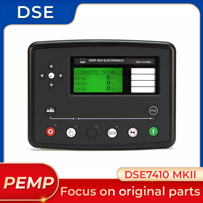 Módulo de control de arranque automático original Deep Sea DSE7410 MKII, controlador diésel para generador