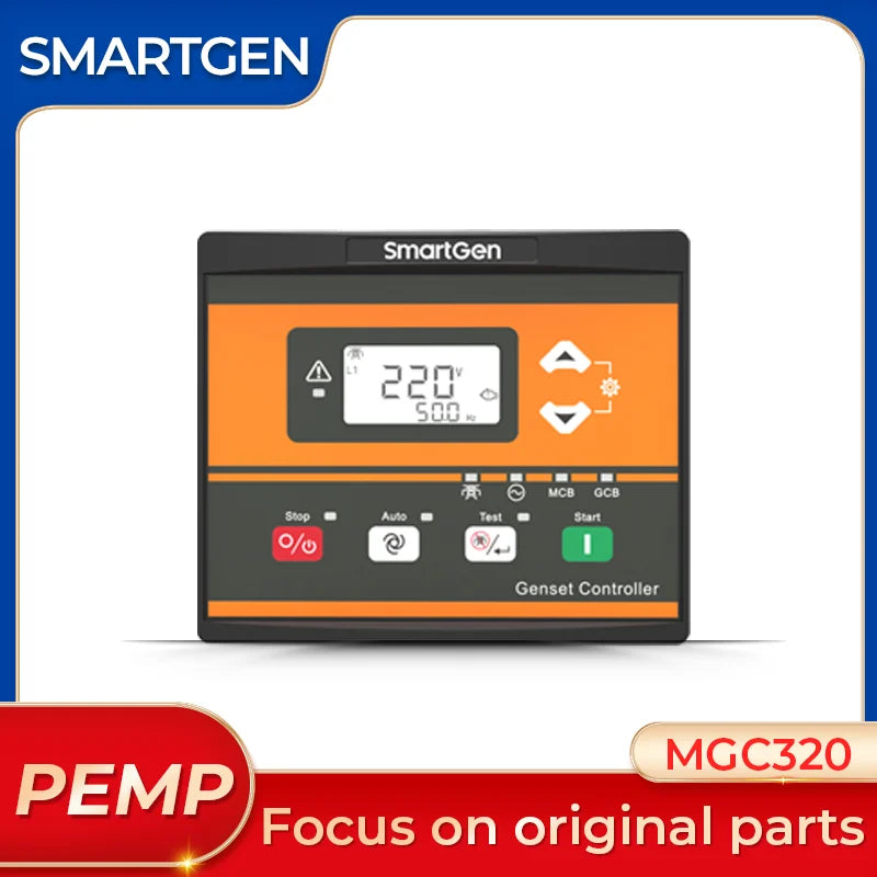 Controlador de grupo electrógeno de baja potencia original MGC320 AMF Control de grupo electrógeno Automatización de unidad única