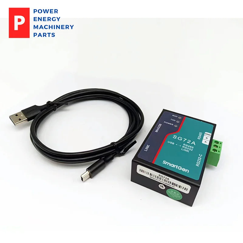 Repuestos originales del controlador del generador del módulo de conversión del puerto de comunicación USB RS232 RS485 Smartgen SG72A