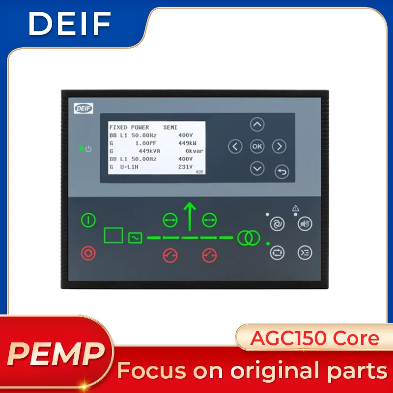 DEIF AGC150 Core Generator เริ่มต้นอัตโนมัติโมดูลควบคุมแผง Original AGC 150 Core