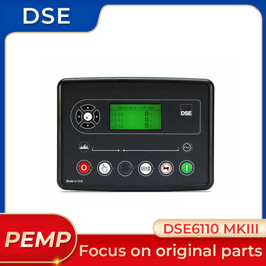 Controlador de generador con parada automática DSE6110 MKIII original Módulo de pantalla LCD Piezas de repuesto para grupo electrógeno DSE 6110