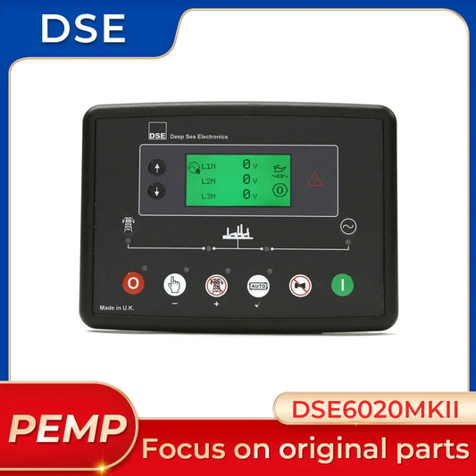 Controlador de generador diésel AMF original DSE6020MKII Módulo de control de falla de red eléctrica automática (servicio público) Deep Sea DSE6020 MKII