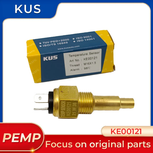 Original KUS KE00121 Water Temperature Sensor With Alarm 98℃ M16×1.5 Generators Parts