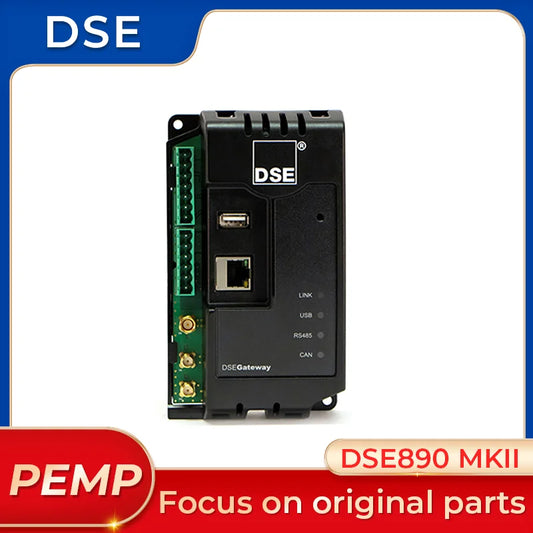 DSE890 MKII ดั้งเดิมแทนที่ DSE890 ตัวควบคุมเครื่องกำเนิดไฟฟ้าในทะเลลึก ตัวควบคุมเกตเวย์ 4G GSM/Ethernet แผงควบคุม DSE890MKII