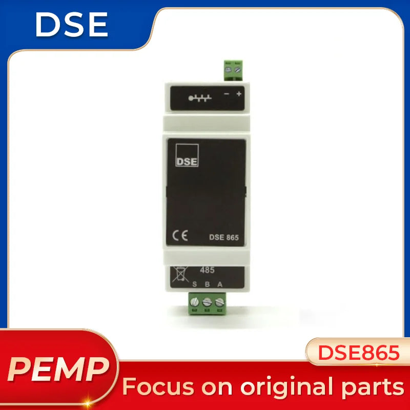 อุปกรณ์สื่อสารชุดเดียว DSE865 ของ Deep Sea Electronics UK ดั้งเดิมสำหรับชิ้นส่วนเครื่องกำเนิดไฟฟ้า