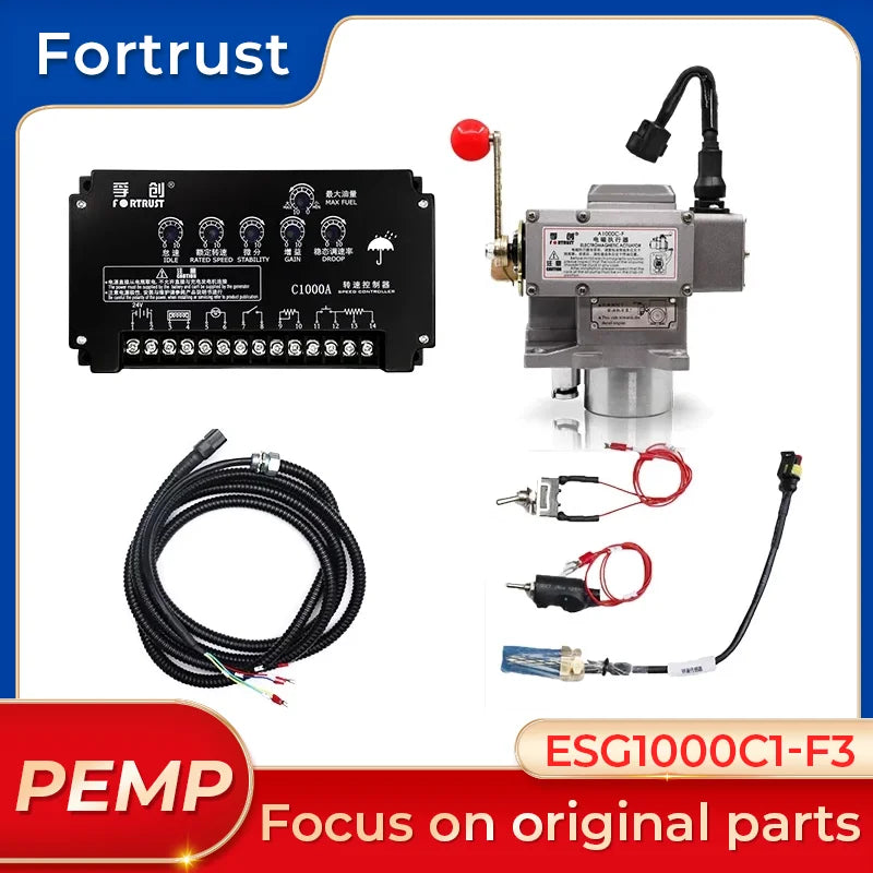 เครื่องกำเนิดไฟฟ้า ESG1000C1-F3 ดั้งเดิม ตัวควบคุมอิเล็กทรอนิกส์ ตัวกระตุ้นแดมเปอร์กันน้ำ