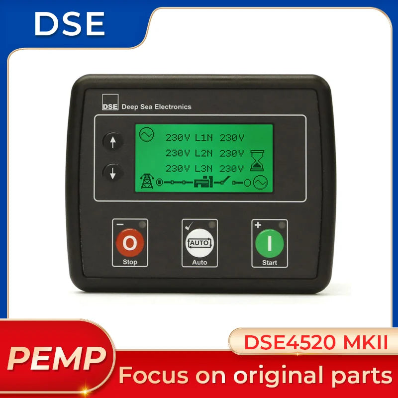 Pantalla DSE4520MKII Controlador de generador diésel AMF original DSE4520 MKII reemplaza DSE402 MKII para especificaciones altas