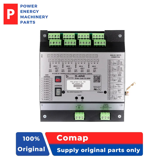 Módulo de entrada analógica del controlador del generador diésel IS-AIN8 original 