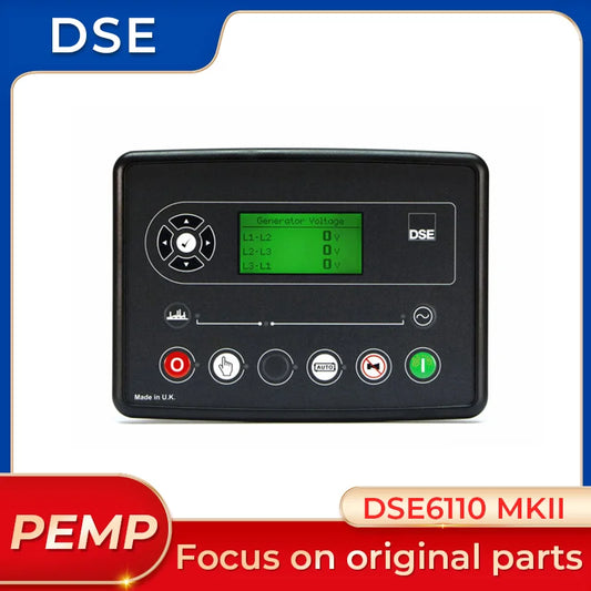 Módulo de pantalla LCD de pantalla del controlador DSE6110 MKII reemplazado por DSE6120 MKIII Piezas originales del generador