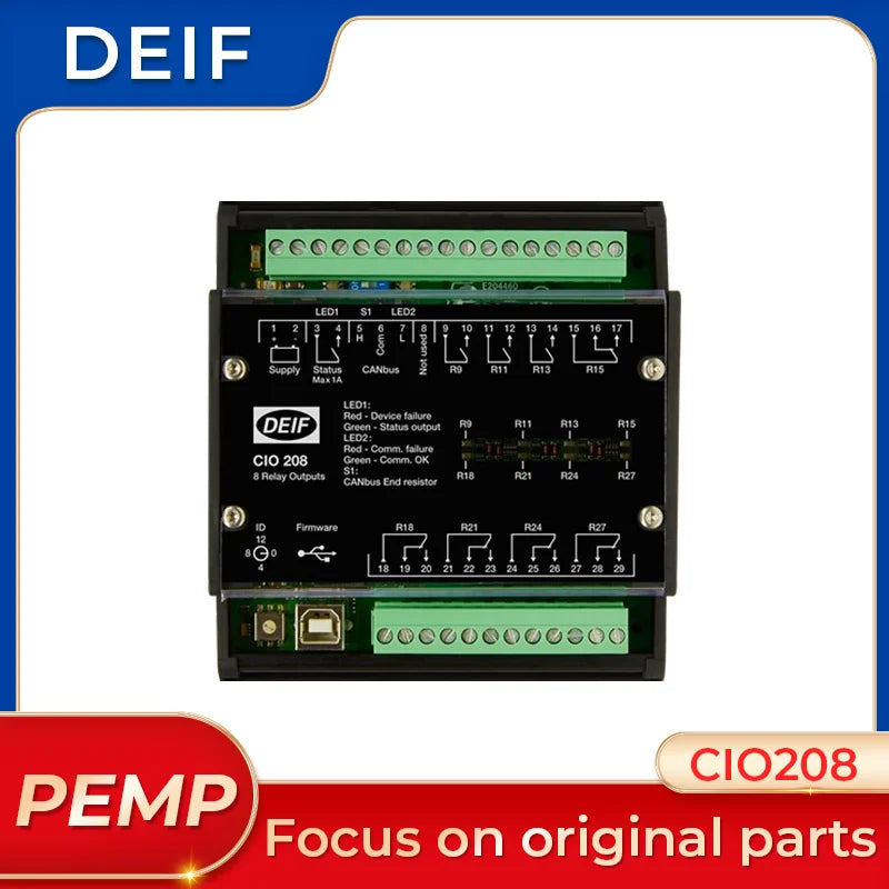 Original Generator Controller CIO208 CAN Bus-Based I/O Module remote output expansion module CIO 208