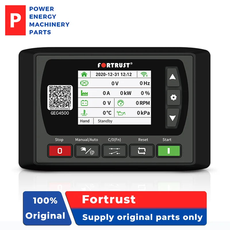 Diesel Generasor Parts GEC4520-458-4G Original Controller Module Automatic Start Monitoring Screen Panel Accessories RS485