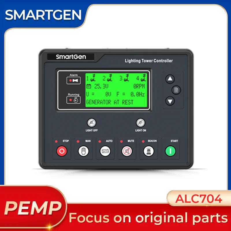 Panel de control automático de unidad de faro ALC704 original para generador de torre de iluminación de CA y CC