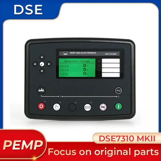 แผงควบคุมโมดูลควบคุมเครื่องกำเนิดไฟฟ้า DSE7310 MKII ของแท้พร้อมหน้าจอ LCD