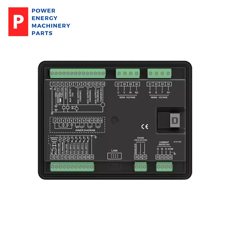 Controlador de generador diésel HGM6120UC Panel de módulo de control de arranque y parada automáticos Smartgen original