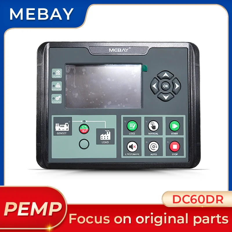 Mebay Genuine DC60DR DC62DR Generator Set Controller Uint LCD Display with RS485 Interface