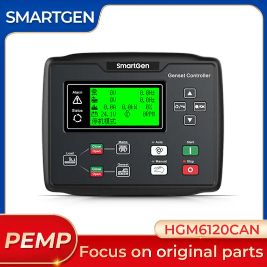 Original SmartGen HGM6120CAN Automatic Start Diesel Generator Controller Panel