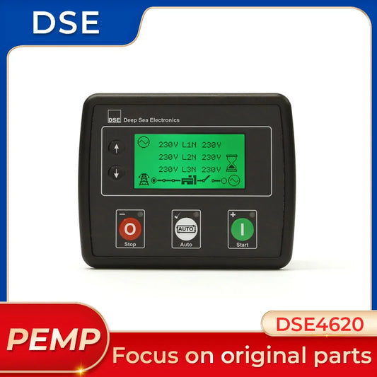 Controlador de grupo electrógeno diésel original DSE4620, reemplaza al módulo de control de falla de energía automática DSE4610, piezas del generador