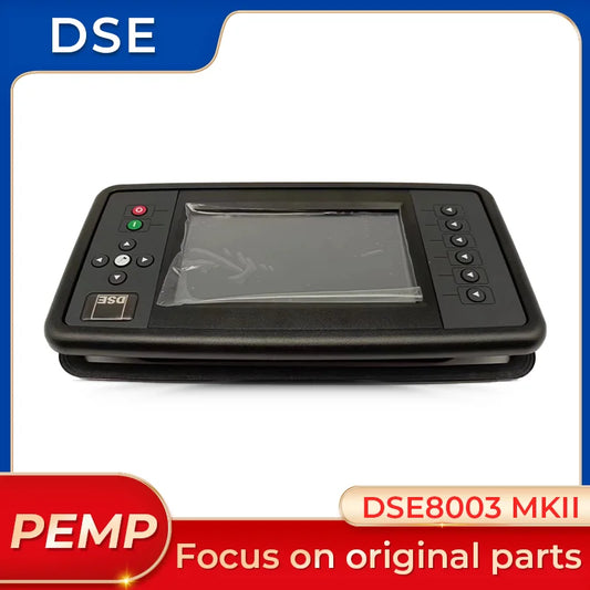 จอแสดงผลภาพรวมรีโมตคอนโทรลแบบกราฟิกสีหลายชุด DSE8003 MKII ขนาด 7 นิ้ว เครื่องกำเนิดไฟฟ้า Deepsea ดั้งเดิม