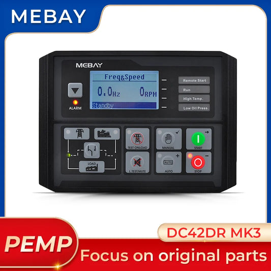 DC42DR MK3 Mebay Original LCD Display Diesel Generator Set Controller Module Genset Parameters Monitoring