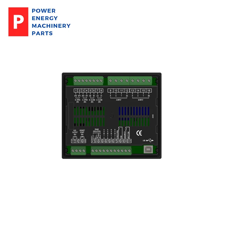 Controlador ATS de doble potencia original HAT553 con interfaz de monitor RS485 Panel de generador diésel SmartGen