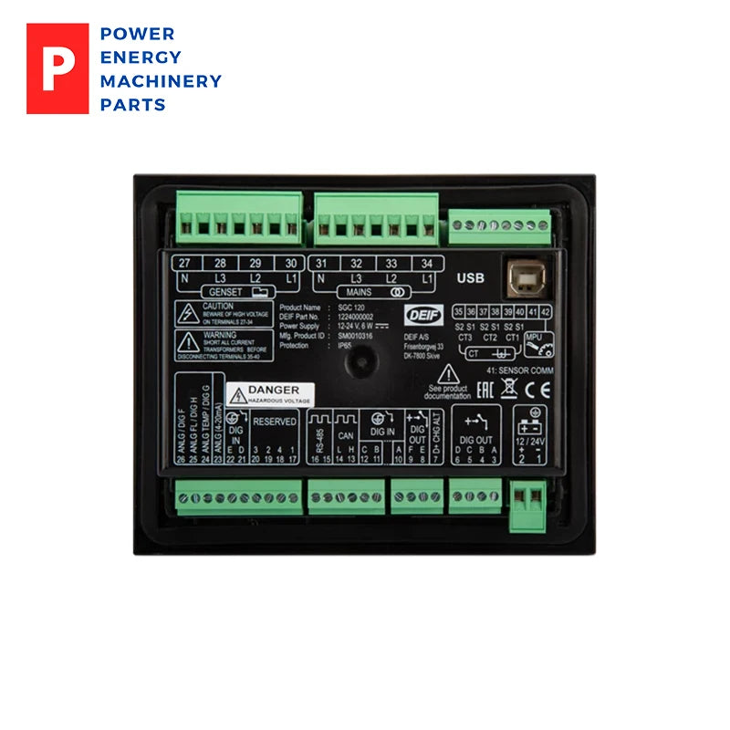 Panel de control de generador original SGC 120 Controlador de grupo electrógeno único SGC120 MKII