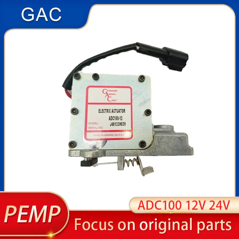 Actuador de grupo electrógeno diésel ADC100-12V ADC100-24V GAC ADC100 12V 24V original de Governors America Corp