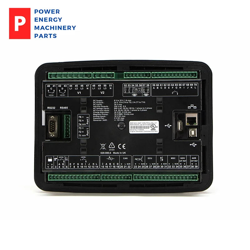 Panel de control del módulo de control de pantalla LCD del controlador del generador diésel Deep Sea DSE8620 MKII original DSE8620MKII