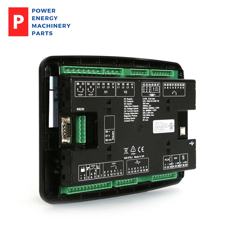 Panel controlador del generador de pantalla LCD DSE7320 MKII fabricado originalmente en el Reino Unido, reemplaza al DSE7110 MKII DSE7120 MKII