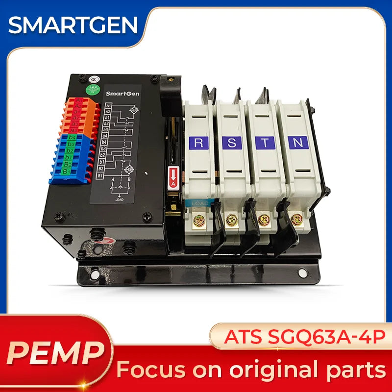 ATS SGQ63A-4P Original Smartgen Dual power switch ATS Generator Controller 3 Phase Dual Power