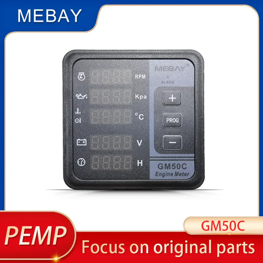 GM50C Mebay Original Generador Digital LCD Multifunción Medidor Monitor Multifunción CAN Genset Parte