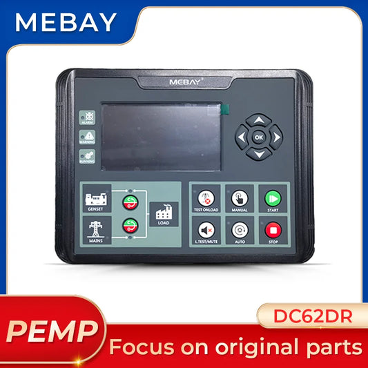 Original Genuine DC62DR Mebay Generator Controller Panel LCD Display Genset Parts RS485