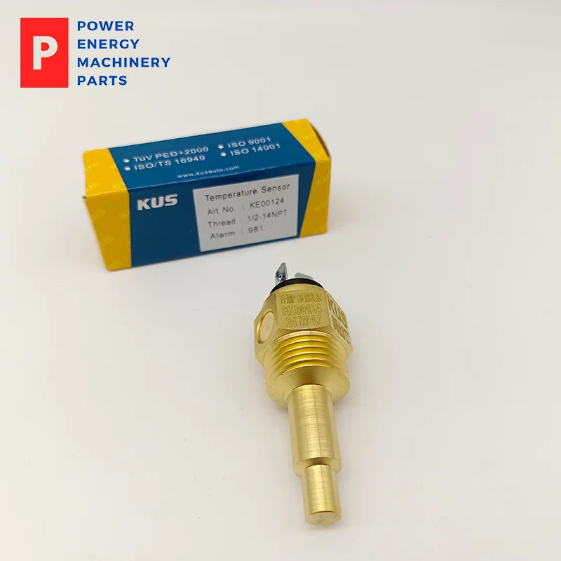 KUS KE00124 Original Water Temperature Sensor 1/2-14NPT Thread With 98℃ Alarm