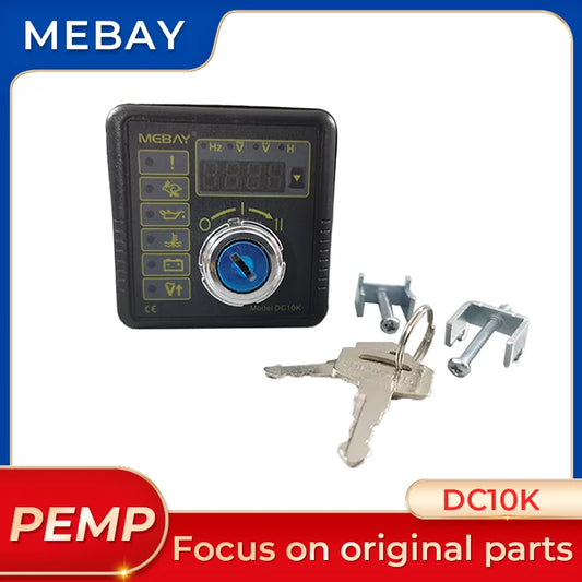 Original Mebay Multifunction DC10K Generator Set Controller engine manual start and stop controller CE Certification