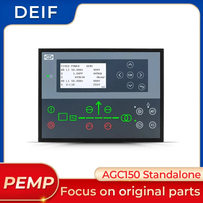 AGC150 ตัวควบคุม Genset ดั้งเดิมแบบสแตนด์อโลน Auto Start Control DEIF