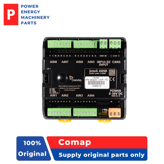 ตัวควบคุมเครื่องกำเนิดไฟฟ้าดั้งเดิม Inteli AIN8 โมดูลอินพุตอะนาล็อก I-AIN8 I/O