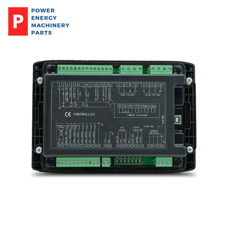 Módulo controlador de generador diésel GEC6120D-485-4G, panel de pantalla de monitoreo de arranque y parada automáticos, accesorios 4G Original