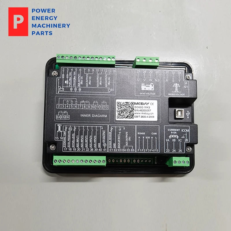 Original Mebay Controller DC60D DC62D DC60DR DC62DR Generator Engine Control Module For Genset Parameters Monitor