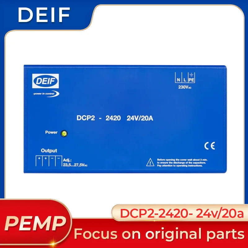 เครื่องชาร์จแบตเตอรี่ DCP2-2420-24v/20a แหล่งจ่ายไฟ DC DCP2 24V ดั้งเดิม