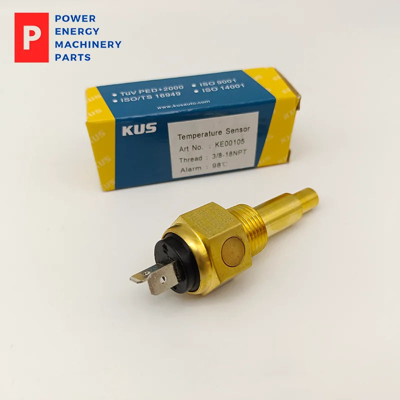 KE00105 Original KUS Water Temperature Sensor With Alarm For Generator 3/8"-18NPT