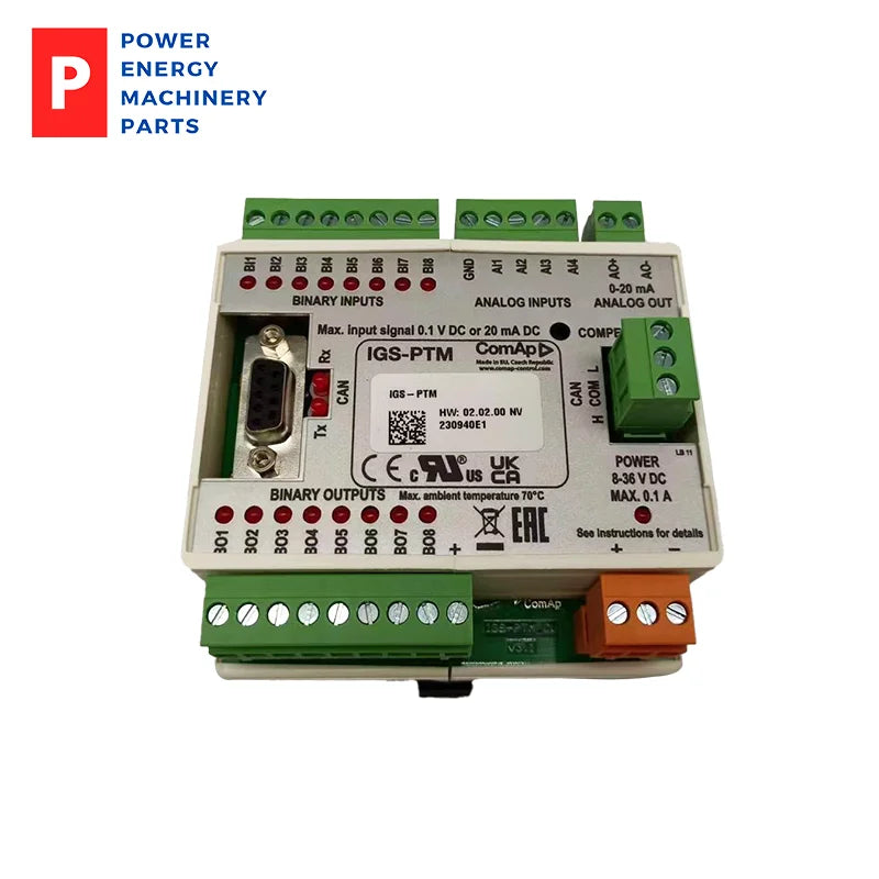 โมดูลขยายอินพุต/เอาต์พุตอนาล็อก/ไบนารี IGS-PTM ตัวควบคุมเครื่องกำเนิดไฟฟ้าแบบเดิม