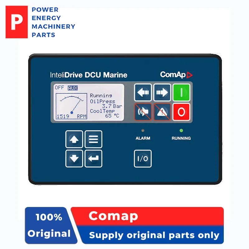 ชิ้นส่วนเครื่องยนต์ดีเซล InteliDrive DCU ตัวควบคุมขนานทางทะเล ID-DCU ของแท้